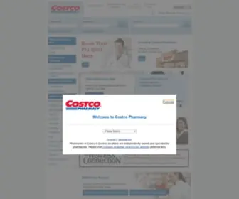 Costcopharmacy.ca(Costco Pharmacy) Screenshot