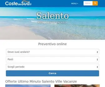 Costedelsud.it(Case Vacanza Salento) Screenshot