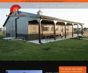 Costeelbuild.com(Colorado Steel Buildings) Screenshot