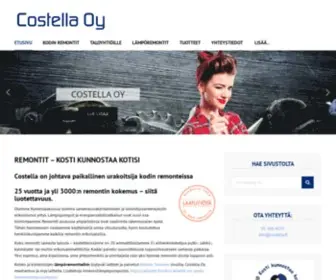 Costella.fi(Remontit, lämpöremontit ja maahantuonti) Screenshot