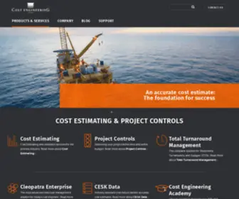 Costengineering.eu(Cost Engineering Consultancy) Screenshot