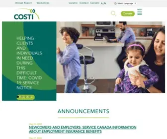 Costi.org(COSTI) Screenshot