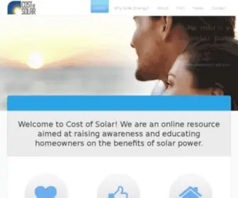 Costofsolar.com(Cost of Solar) Screenshot