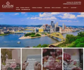 Costonfuneralhome.com(Funeral Homes In Pittsburgh offer a range of different funeral & cremation services) Screenshot