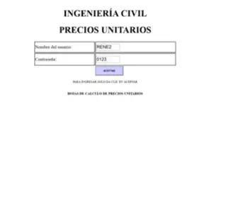 Costos-Precios-Unitarios.com(PRECIOS UNITARIOS) Screenshot