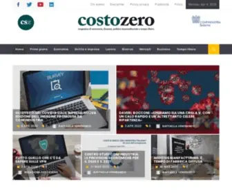 Costozero.it(Costozero magazine ufficiale di Confindustria Salerno) Screenshot