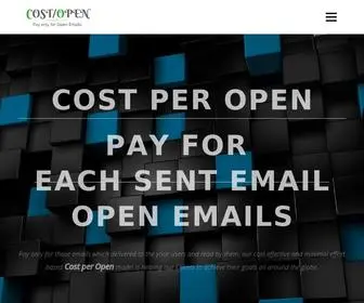 Costperopen.com(Cost per Open (CPO)) Screenshot