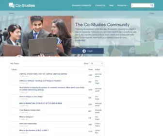 Costudies.com(Best academics discussion forum) Screenshot