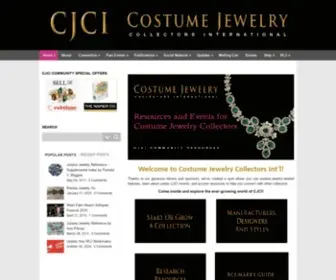 Costumejewelrycollectors.com(Costume Jewelry Collectors Int'l) Screenshot