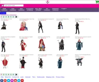 Costumeone.com.au(Costume One) Screenshot