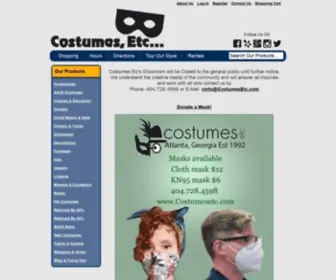 Costumesetc.com(Costumes, Etc) Screenshot