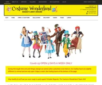 Costumewonderland.com.au(Costume Hire & Sales Store Melbourne) Screenshot