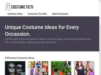 Costumeyeti.com(Costume Yeti) Screenshot