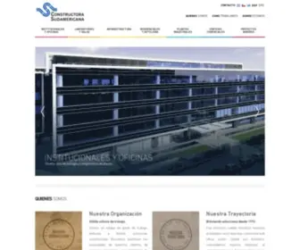 Cosud.com(Constructora Sudamericana S.A) Screenshot