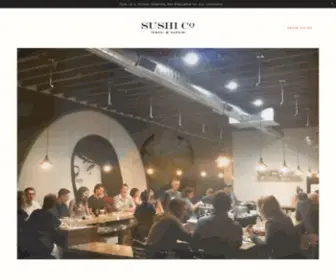 Cosushico.com(Sushi Co) Screenshot