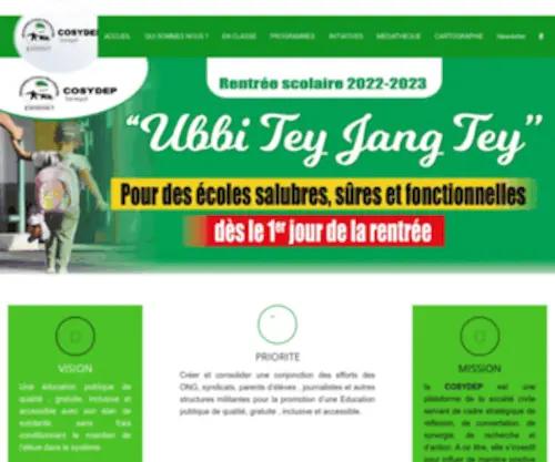 Cosydep.org(Dernières news) Screenshot