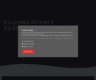 Cosylab.si(Pushing science to its limits) Screenshot