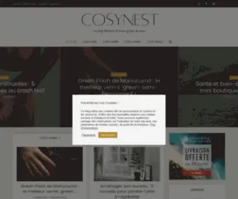 Cosynest.fr(Le blog lifestyle féminin green & slow) Screenshot