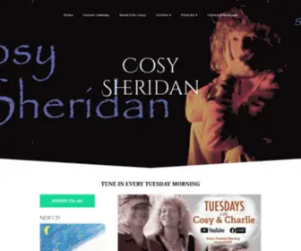 Cosysheridan.com(Cosy Sheridan) Screenshot