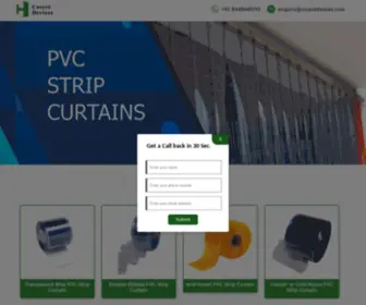 Cosystdevices.in(PVC Strip Curtains) Screenshot