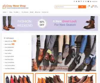 Cosywearshop.com(CosyWearShop Online Shoes Shop Nepal) Screenshot