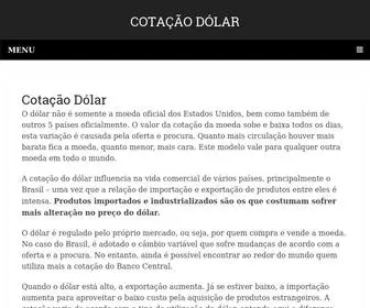 Cotacaodolar.com.br(Cota) Screenshot