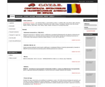 Cotar.ro(Confederatia Operatorilor si Transportatorilor Autorizati din Romania) Screenshot