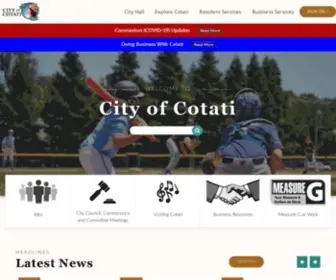 Cotaticity.org(The Hub of Sonoma County) Screenshot