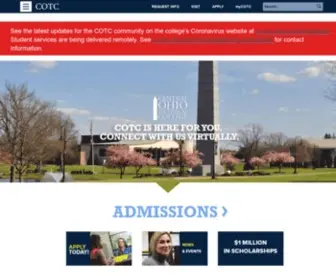 Cotc.edu(Central Ohio Technical College) Screenshot
