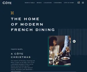 Cote-Restaurants.co.uk(Côte Restaurants) Screenshot