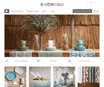 Cote-Table.com(Côté Table) Screenshot