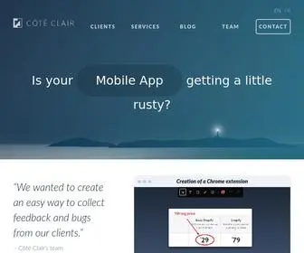 Coteclair.com(Coteclair) Screenshot
