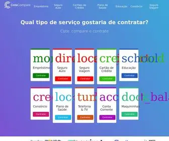 Cotecompare.com.br(Cote servi) Screenshot
