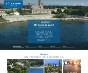 Cotedazur-Tourisme.com(Destination Côte d’Azur France) Screenshot
