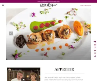 Cotedazurrestaurant.com(Cote d’Azur) Screenshot