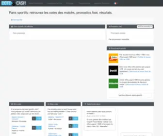 Coteetcash.com(Paris sportifs) Screenshot
