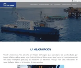 Cotemar.com(COTEMAR al servicio de la industria del petróleo) Screenshot