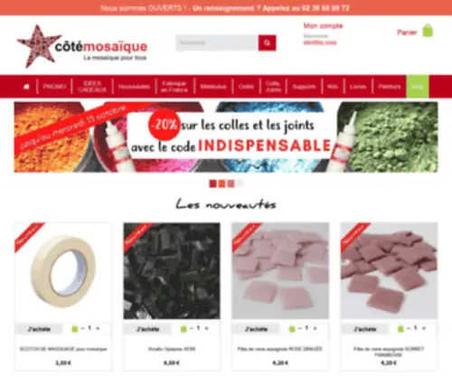 Cotemosaique.com(Côté Mosaïque) Screenshot