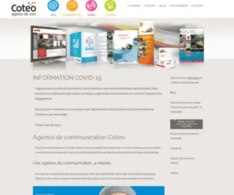 Coteo.com(Agence de communication Calais) Screenshot