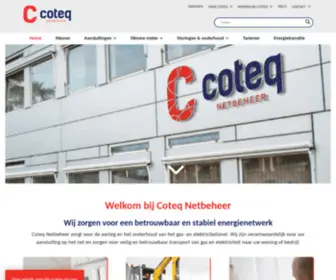 CoteqNetbeheer.nl(Coteq Netbeheer) Screenshot