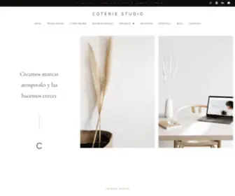 Coteriestudio.com(Estudio de Branding Barcelona) Screenshot
