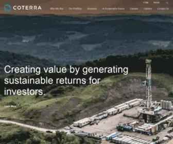 Coterra.com(Coterra Energy) Screenshot