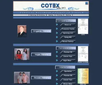 Cotex.com(COTEX-since1971) Screenshot