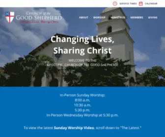 Cotgs.org(Church of the Good Shepherd) Screenshot