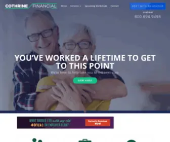 Cothrinefinancial.com(John Cothrine) Screenshot