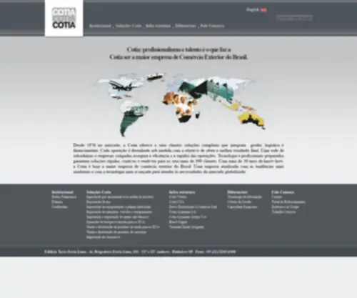 Cotia.com.br(Comércio Exterior) Screenshot