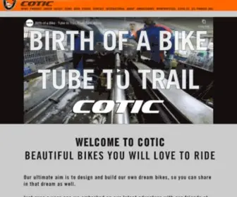 Cotic.co.uk(Bikes You Can Actually Buy) Screenshot