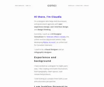 Cotici.com(Ux/Ui Designer) Screenshot