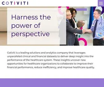 Cotiviti.com(Healthcare Analytics Company) Screenshot