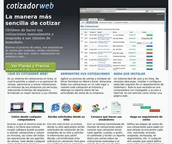 Cotizadorweb.com(Sistema de administracion de cotizaciones) Screenshot